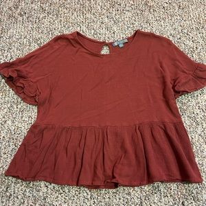 flowy crop top